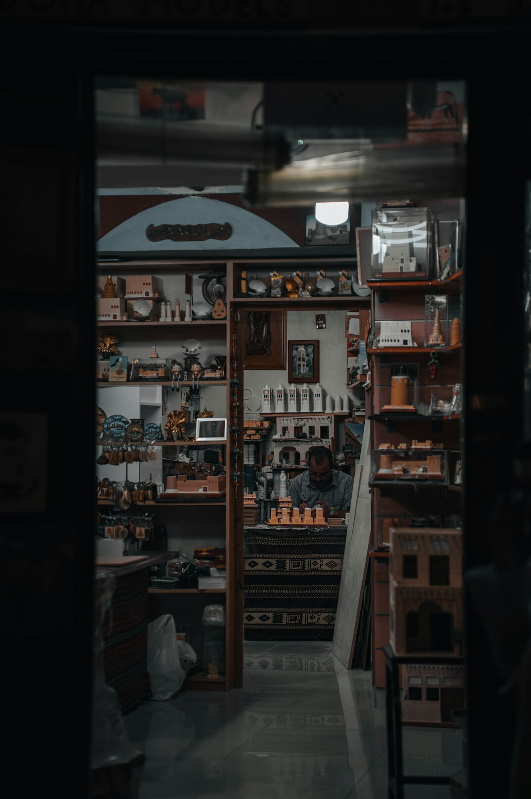 security camera view in store